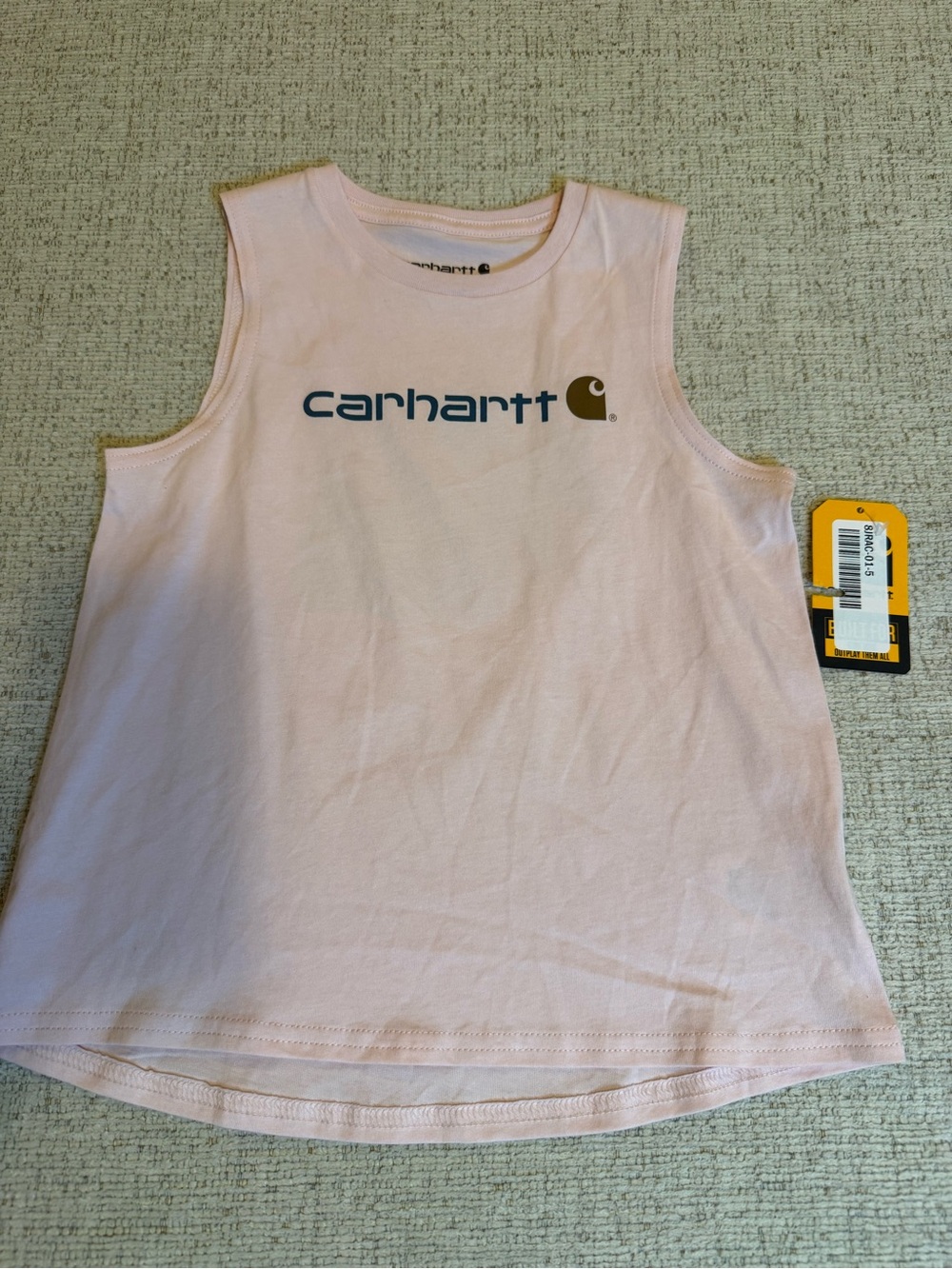Carhartt Light Pink Logo Crewneck Tee